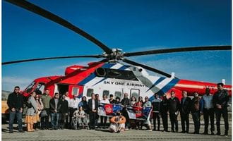 उत्तराखंड में आदि कैलाश के लिए पहली हेलीकॉप्टर यात्रा का शुभारंभ